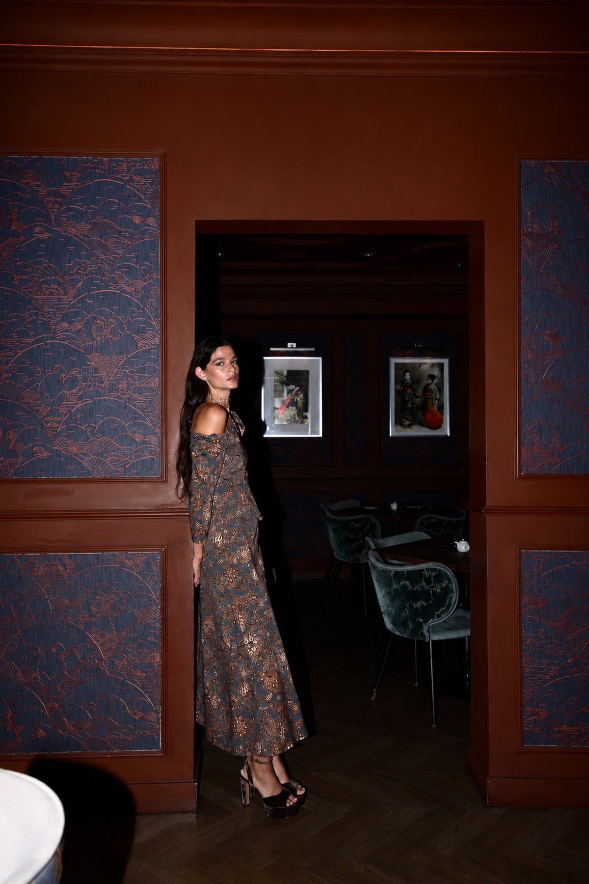 Vestido Brigitte Azul