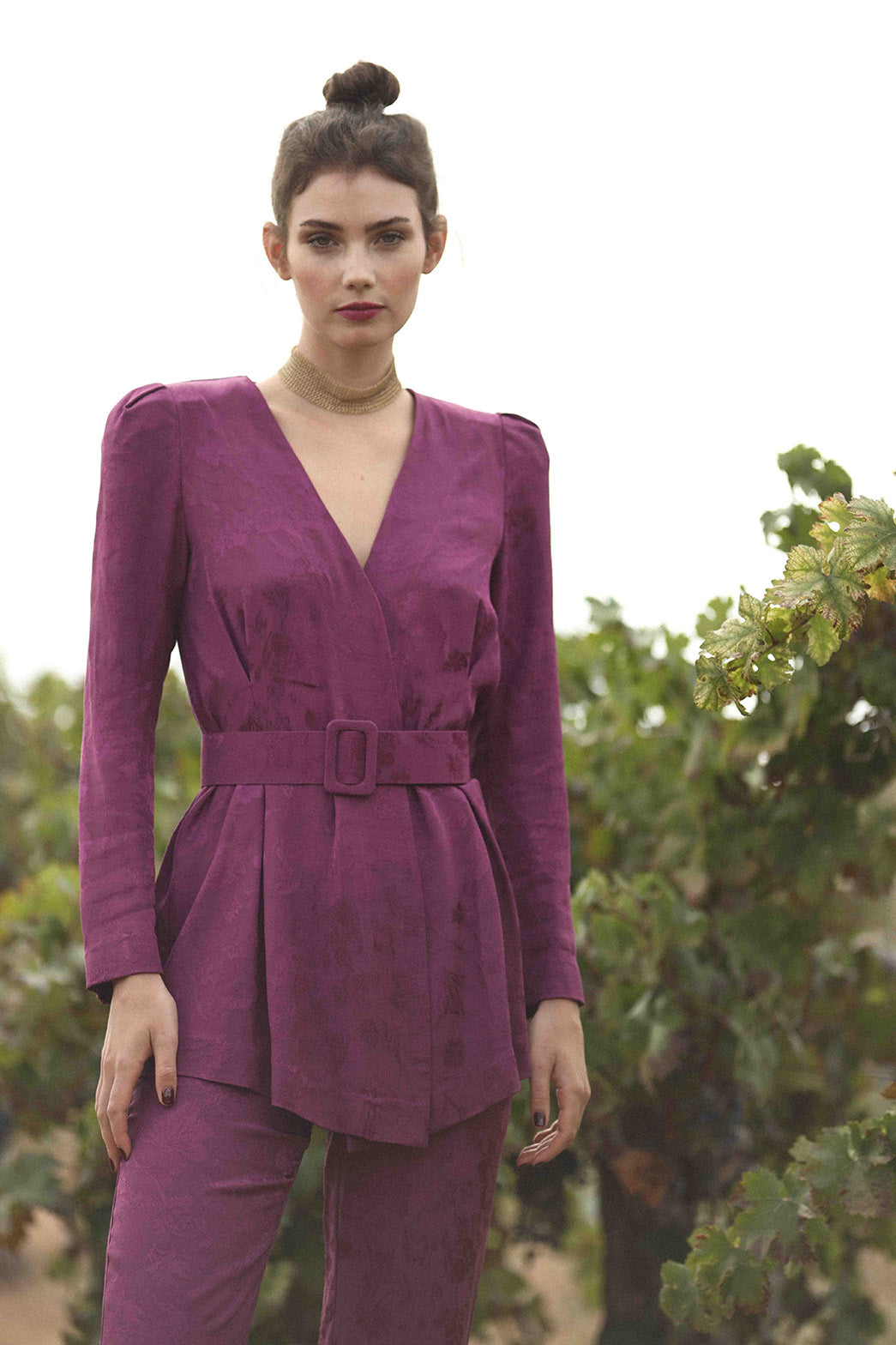 Chaqueta Ciros Vino