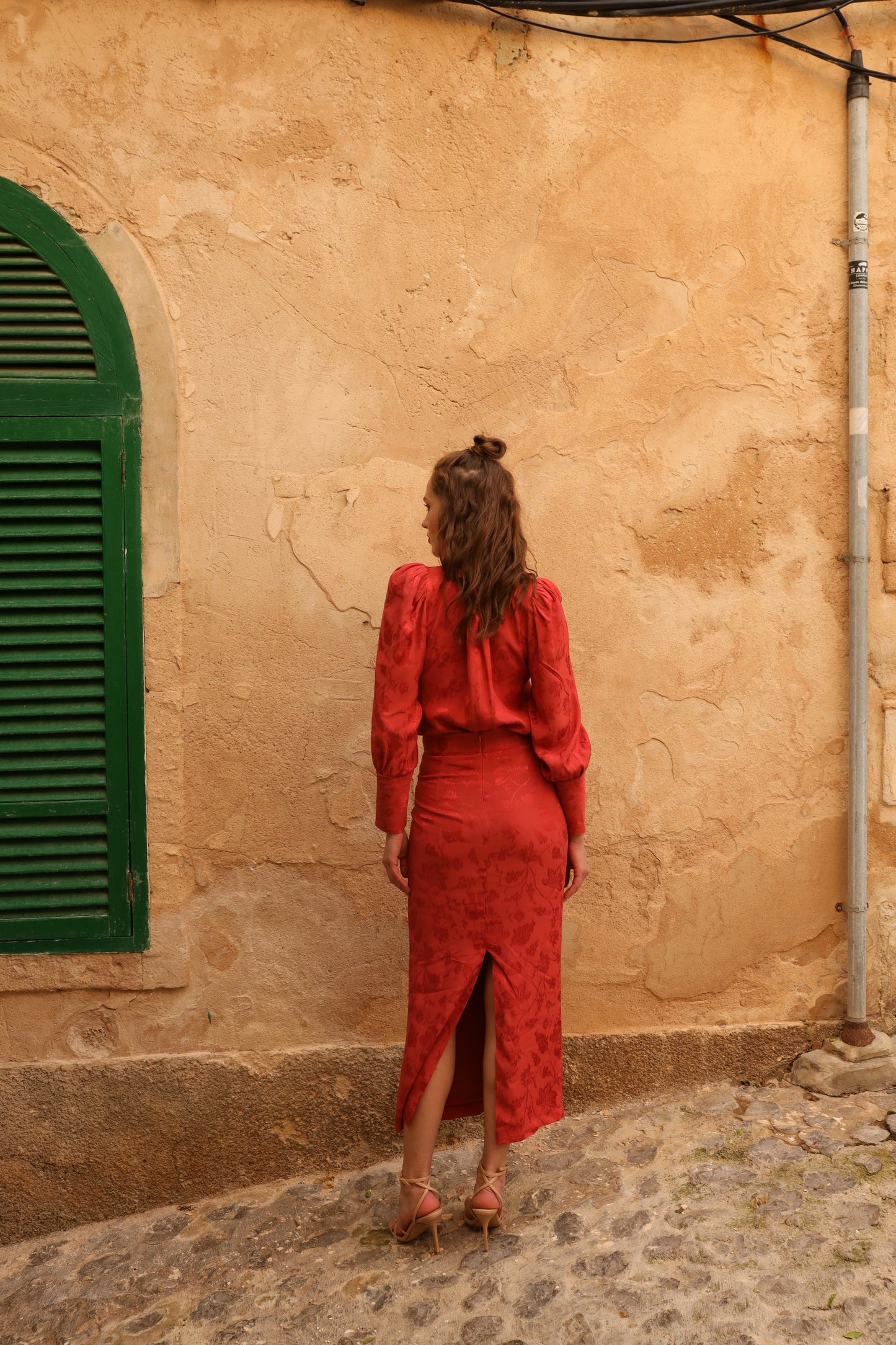 Valentina Blouse Dry Red