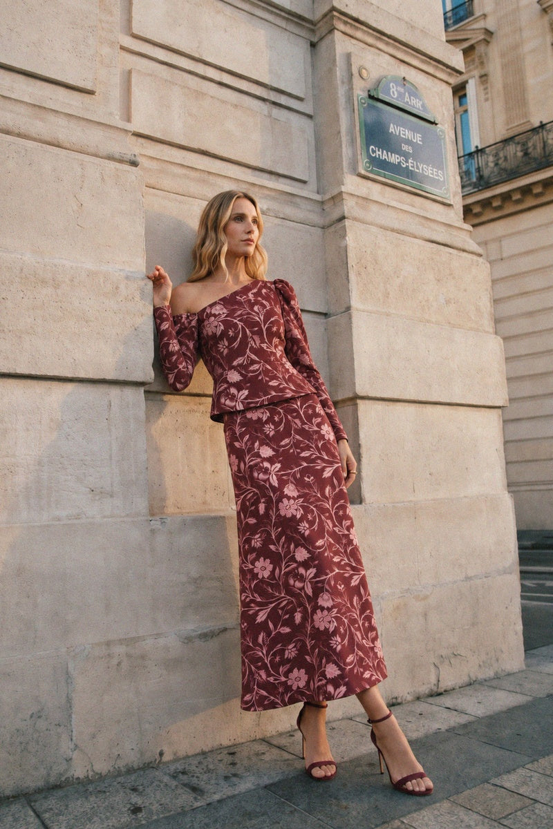 Vestido Brigitte Vino