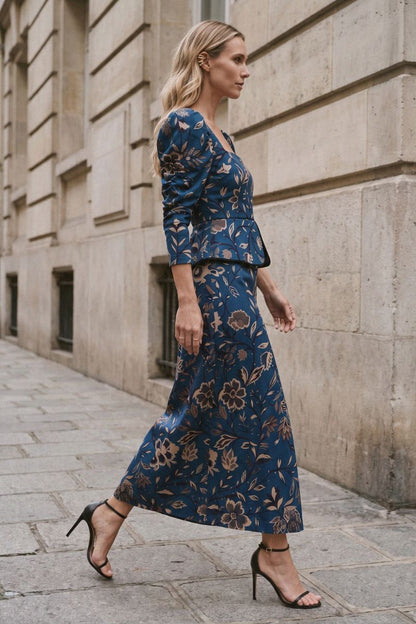 Vestido Fleur Azul