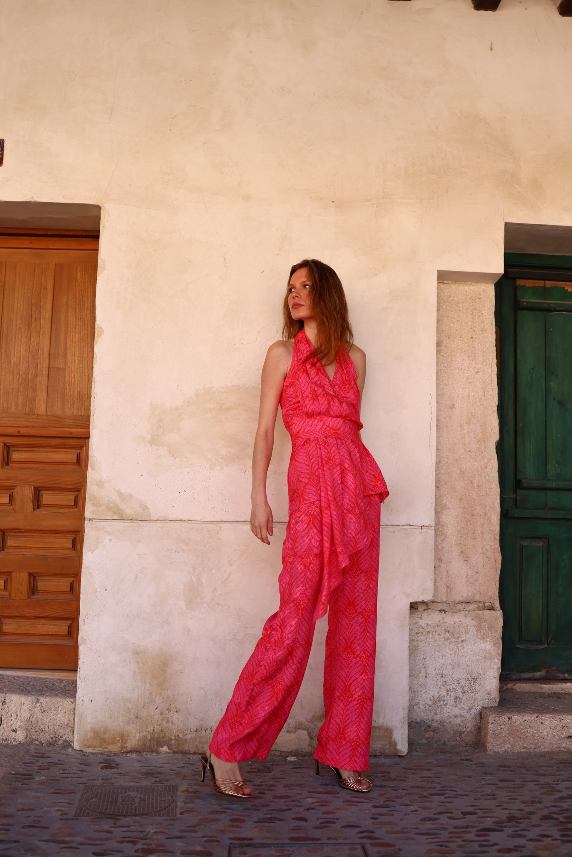 Top Siena de viscosa look completo