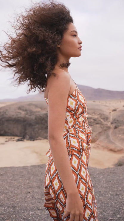 Vestido Saona Teja