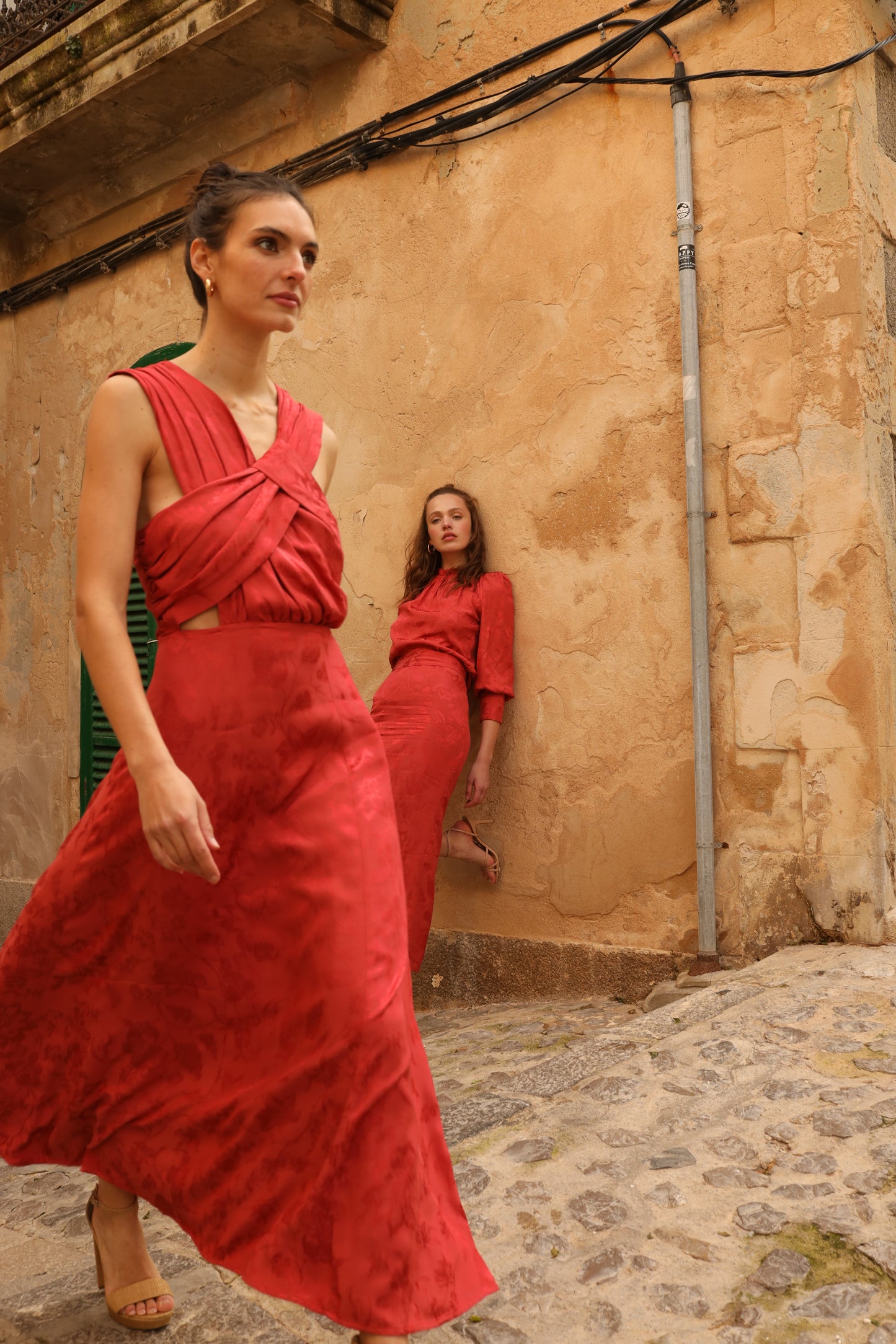 Dry Red Velarde Dress